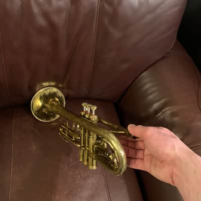 York 75th Anniversary (for parts) Bb cornet (1957) SN 210335 image 13