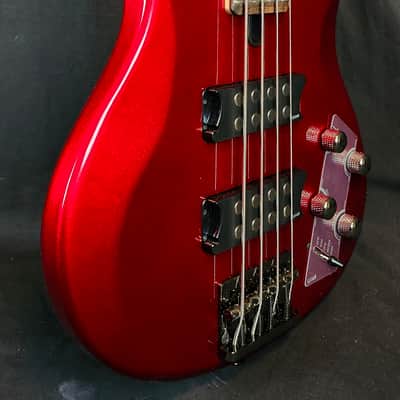 Yamaha TRBX304 4 String Bass, Solid Mahogany, Candy Apple Red image 3