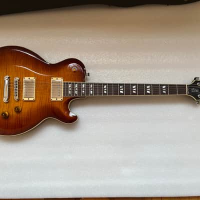 RARE! Hamer USA Monaco Super Pro Singlecut 2007 Cherry Sunburst Case Papers_252_ image 2