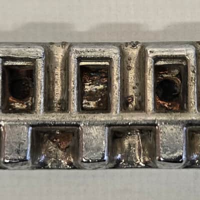 Vintage Gibson Guitar Lighting Bar Compensated Bridge / Tailpiece image 8