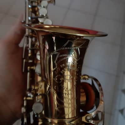 Ultra rare vintage curved Sopranino Saxophone Eb , hanmade sax Prof. Orsi Milano completely restored !!!!! image 3