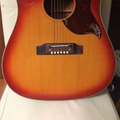 Ibanez E-684 Concord Hummingbird Acoustic Guitar 1976 w/hard case image 5