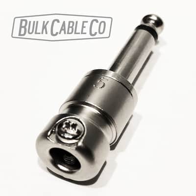 8 Pack - 10" Mogami 2319 Patch Cable - SquarePlug SP500 / SPS5 - Right Angle To Straight Connectors image 21