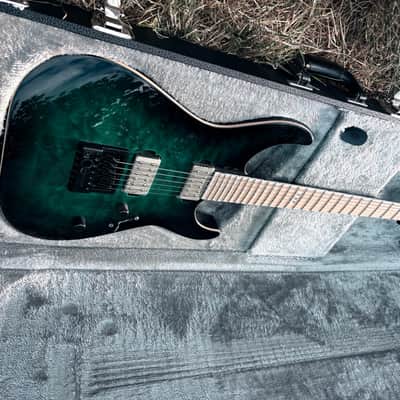 ESP E-II M-II NT BTB EverTune - Black Turquoise Burst – Made in Japan image 9