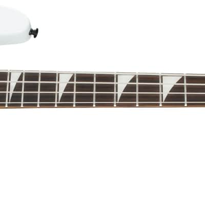 Jackson JS Series Concert Bass JS2 Amaranth FB Snow White image 4
