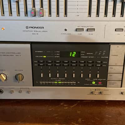 Pioneer receiver equalizer and deck cassette Sx7 sg9 ct9r image 7