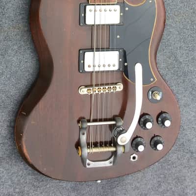 Gibson SG Standard with Bigsby 1972 - Walnut image 1