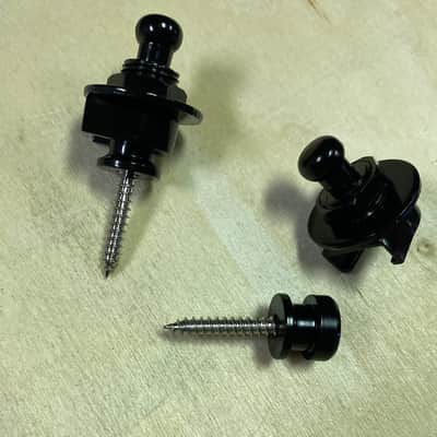 SGM Security Strap Locks/Buttons, Black, set of 2 image 2
