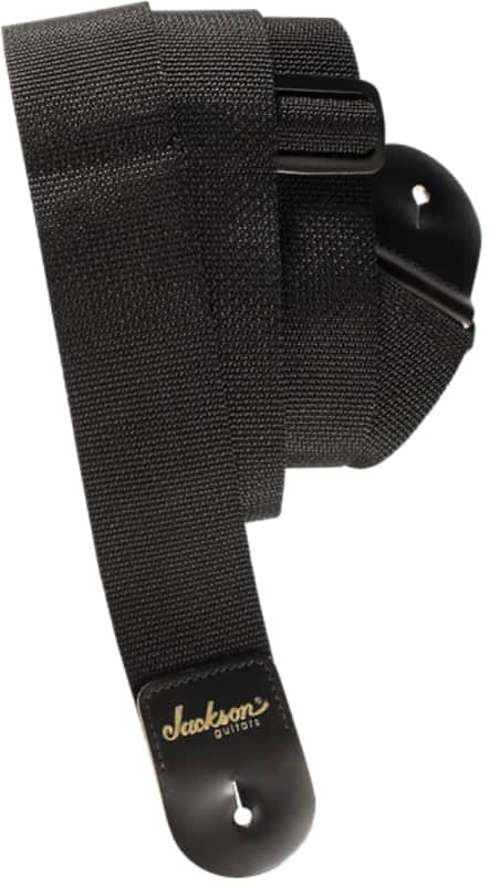Jackson Guitars 2" Poly Adjustable Guitar Strap, Black image 1
