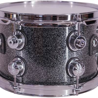 Natal Birch Fusion X 10" x 6.5" Rack Tom Drum Black Metallic image 4
