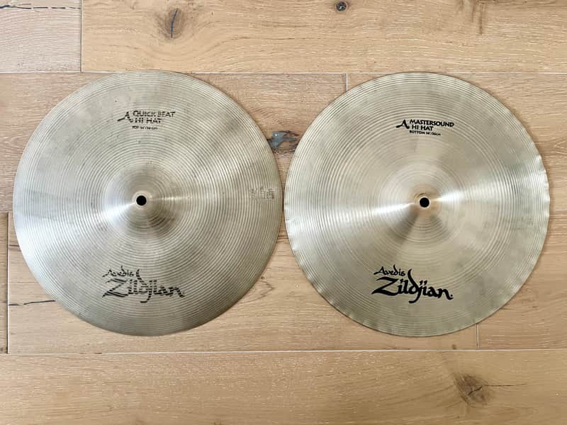 Zildjian A Custom 14” A0151 (Top) A0125 Bottom HiHat (Pair) image 1