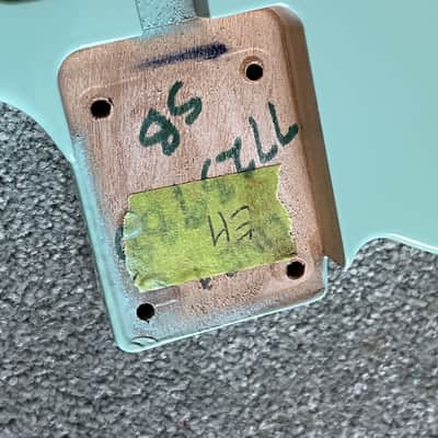 2020s Fender American 60s Telecaster guitar body Daphne Blue image 2