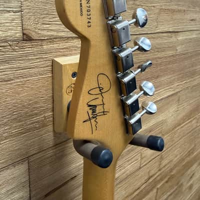 Fender Jimmie Vaughan Stratocaster Guitar -1997 - MIM- Olympic White 7lbs 14oz w/Roadrunner gig bag image 15