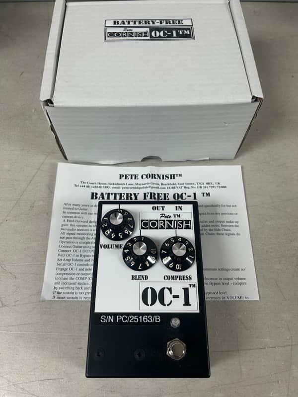 Pete Cornish OC-1 Battery-Free Optical Compressor | Reverb