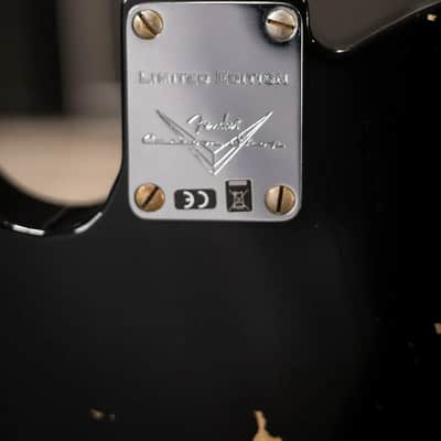 Fender Custom Shop 2021 Winter Event LTD '51 Telecaster Relic, Aged Black with Hardshell Case - Used image 11