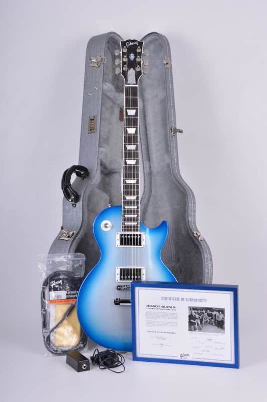 Gibson Les Paul Robot, Self tuning guitar! 2007 Blue Burst image 1