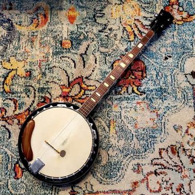 1980's Encore E-75 Banjo - Closed Back 5-string w/case image 1