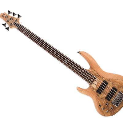 ESP LTD B-205SM Left-Handed 5-String Bass Guitar - Natural Satin- B-Stock image 1