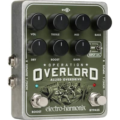 Electro-Harmonix Operation Overlord Allied Overdrive - Guitar Effect Pedal image 3