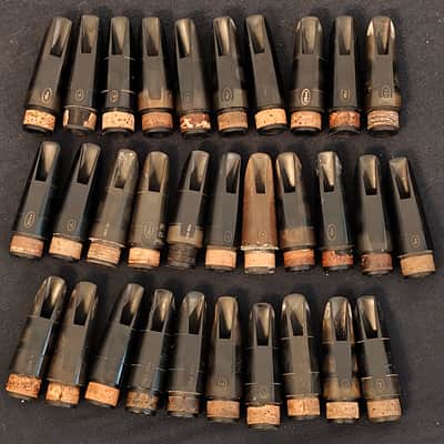 31 Clarinet Selmer mouthpieces (Oval, Table) Rare Good State image 25