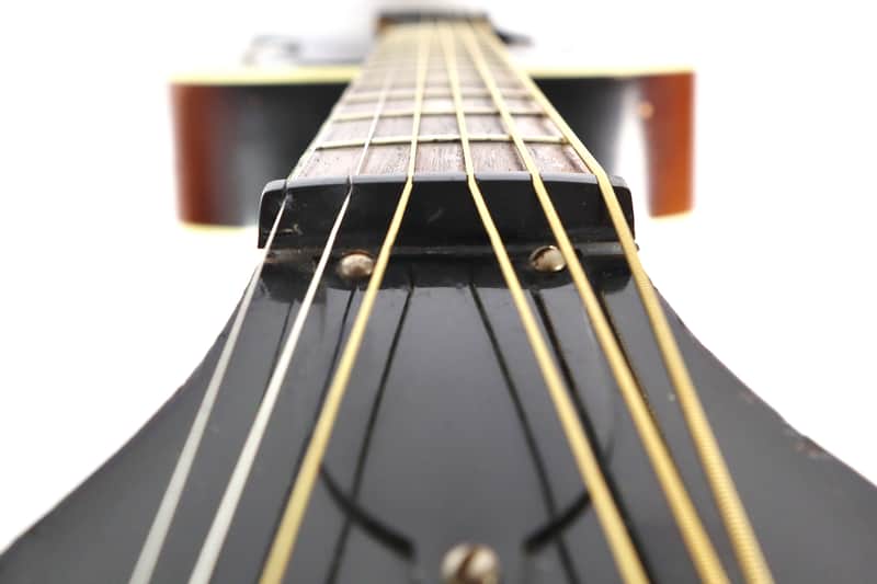 Vintage 1960s Kay P-3 Tobacco Sunbust Archtop Acoustic Guitar L