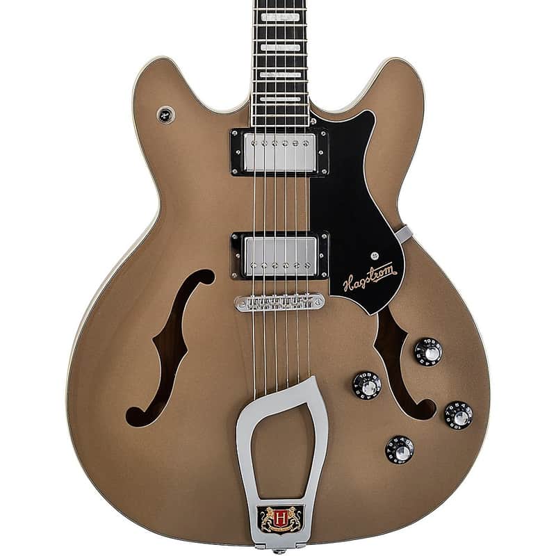 Hagstrom Viking Limited-Edition Semi-Hollow Electric Guitar Regular Desert Haze image 1