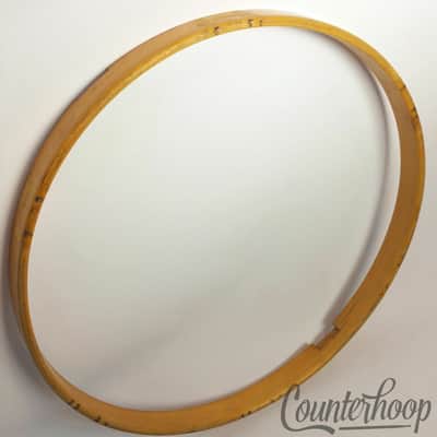 Gretsch 14"3Ply Natural Maple Wood Hoop/Rim Snare Drum Resonant Marching 50s USA image 1