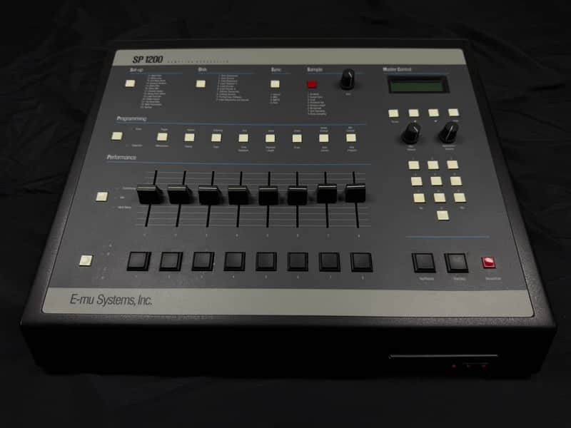 E-MU Systems SP-1200 8-Voice Drum Sampler 1987 - 1996 - Black image 1