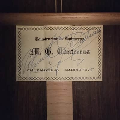 1975 MANUEL G. CONTRERAS CLASSICAL GUITAR, Commissioned by Pepe and Angel Romero image 2
