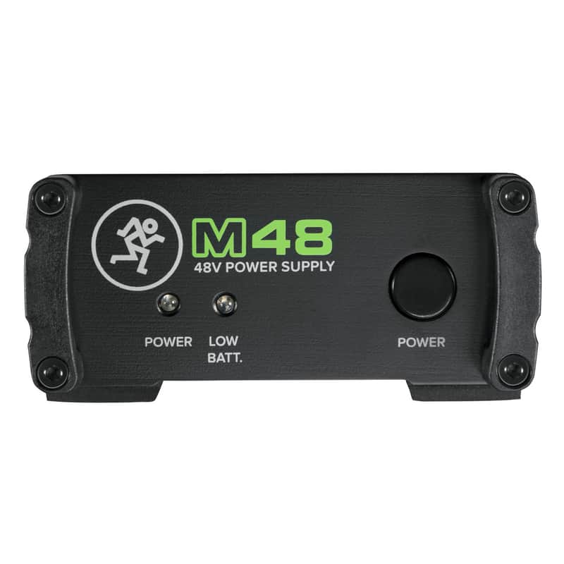 Mackie M48 Battery and Wall-Powered 48V Phantom Power Supply with XLR I/O image 1