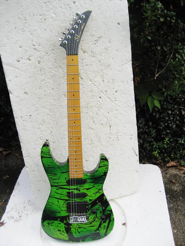 Aria Pro II Series CGX ST-3, 1981, Korea, Very Cool Green | Reverb