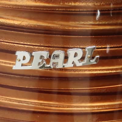 Pearl Tiger Eye Pearl 4pc Drum Kit Set 22/16/13/12" Vintage 1970's MIJ image 8