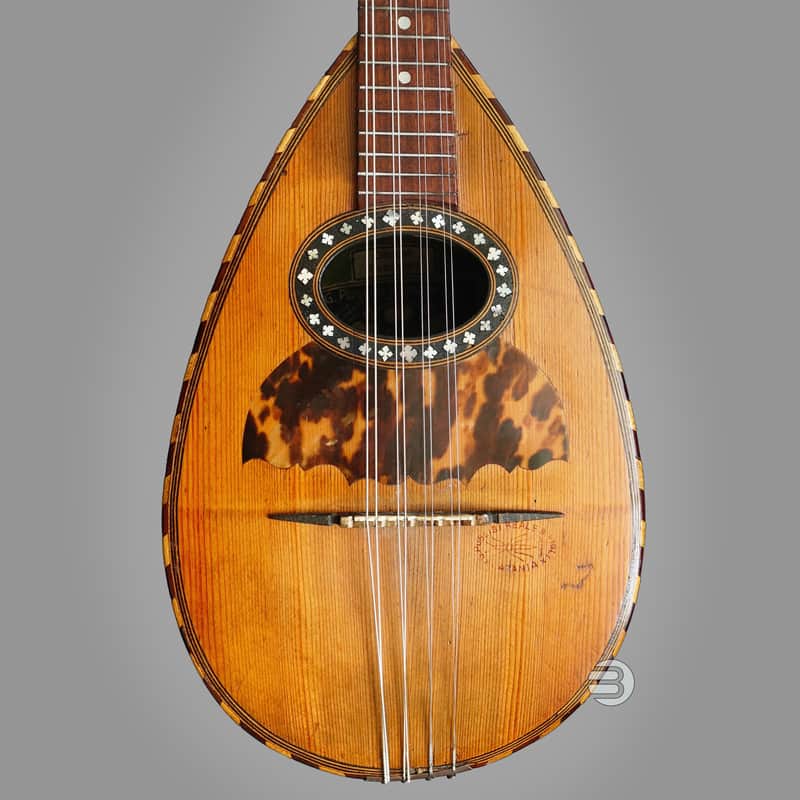 美しいイタリアのマンドリン1915年製G. Puglisi Neapolitan 美しいイタリアのマンドリン1915年製G. Puglisi Neapolitan 美しい