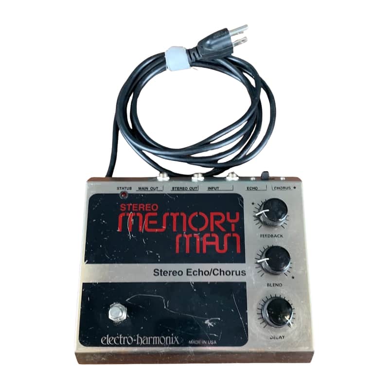 Electro-Harmonix Stereo Memory Man Reissue with Power Cord image 1