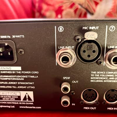 Focusrite Liquid Saffire 56 Firewire Audio Interface 2010s - Black image 6