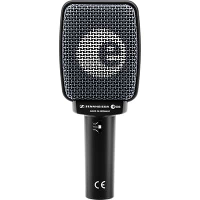 Sennheiser e 906 Professional Super-Cardioid Dynamic Microphone with MS7411TB Tripod Style Bass Drum and Amp Mic Stand and XLR Cable image 2