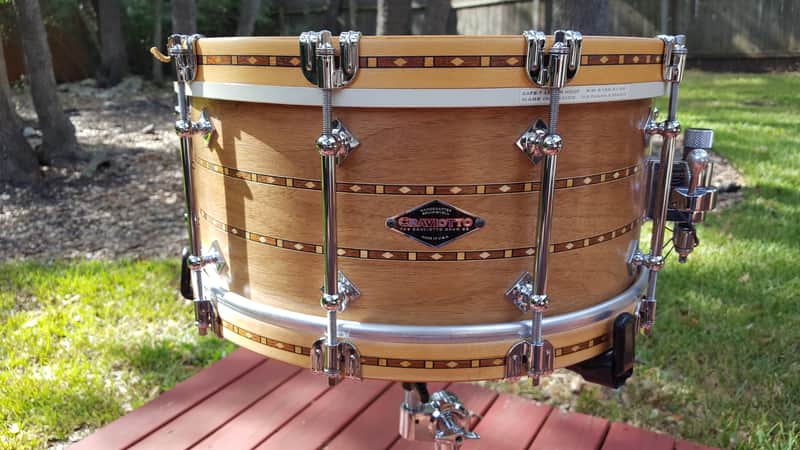 Craviotto 6.5x14  2016  Walnut  SIGNED.  Buy it with or without Wood Hoops - pick your price! image 1