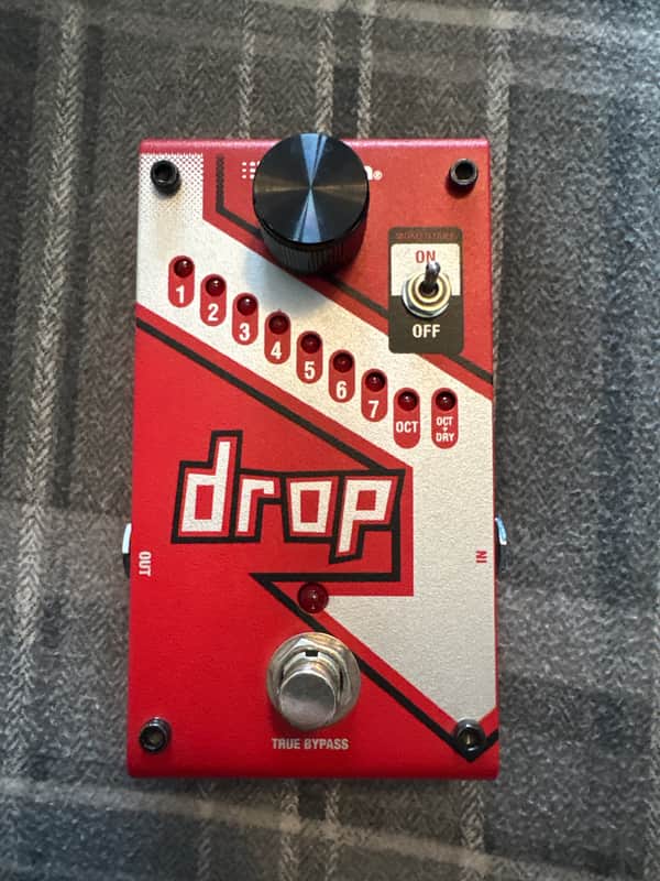 DigiTech Drop Compact Polyphonic Pitch-Shifter 2010s - Red image 1