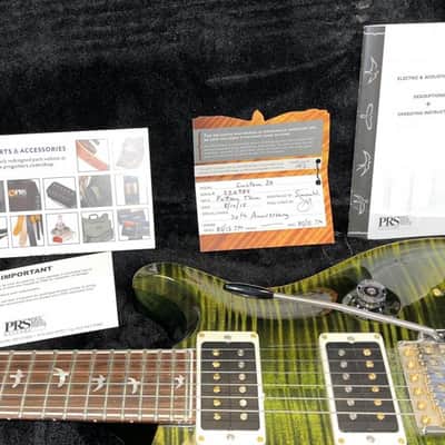 PRS Custom 24 30th Anniversary model 2015 - Green image 4