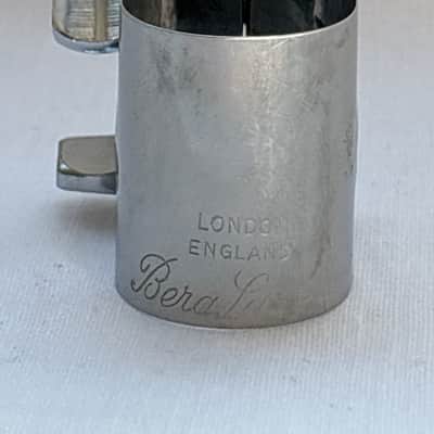 Berg Larsen Vintage ”Offset” 1960s 130/1/SMS  Tenor Sax Mouthpiece w/ Cap & Ligature imagen 8