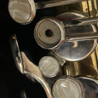 Borg Alto Saxophone nice shape with case image 9
