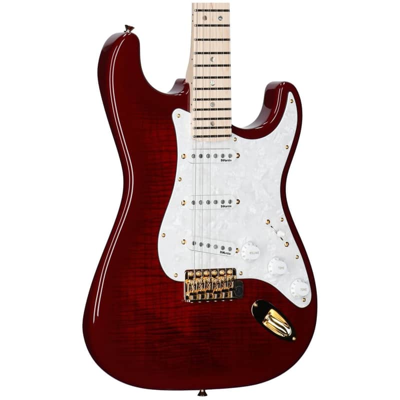 Fender Richie Kotzen Stratocaster Electric Guitar, Transparent Red Burst, Open Box (Very Good) image 1