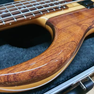 Pre Gibson Tobias Classic 5 String Bass #1782 Unique Rare Bubinga Bartolini image 10