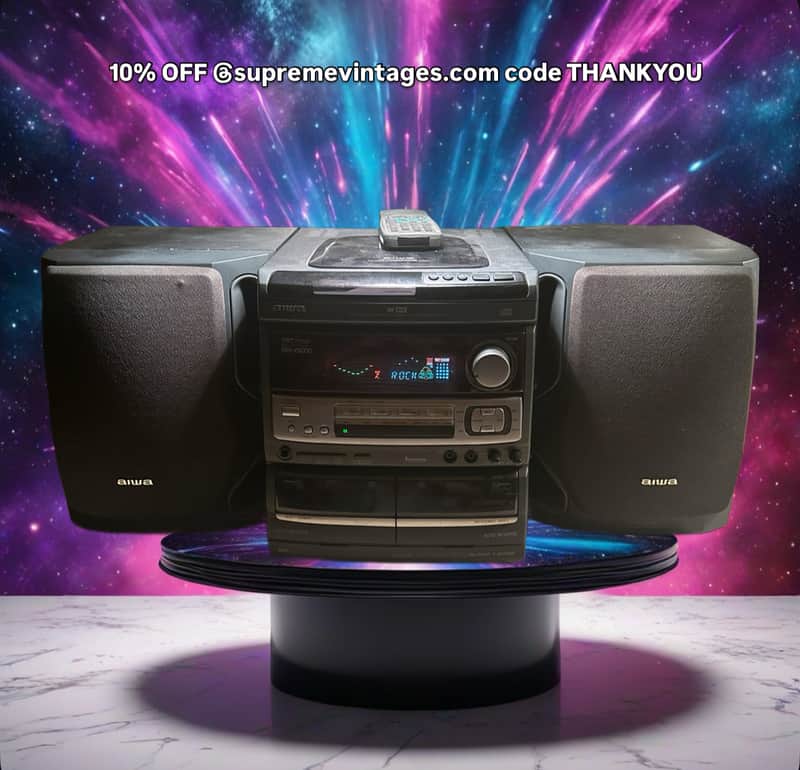 Vintage Aiwa NSX-NV9000 Stereo System  Cd And Cassette Player ULTRA RARE BEAST🔥 image 1
