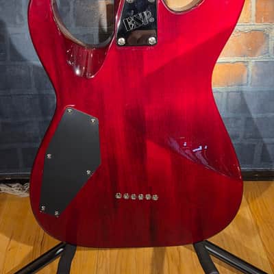 ESP LTD MH-100 QM NT See Thru Black Cherry w/ ESP HSC image 18