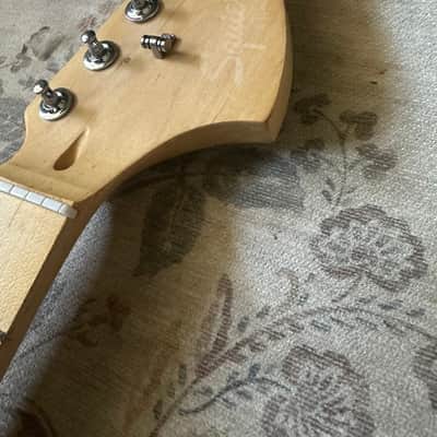 Loaded Maple Fretboard Squier Stratocaster Large 70s Headstock Neck image 4