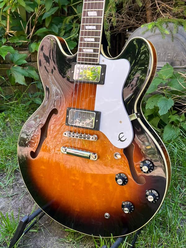 Epiphone Riviera 1984 - brown sunburst OASIS / BONEHEAD ORIGINAL