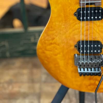 2026 EVH Wolfgang WG SS Electric Guitar Standard Baked Maple Translucent Amber image 8