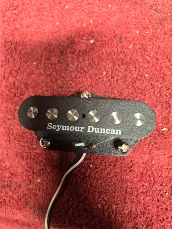 Seymour Duncan STL-3 Quarter Pound Tele Bridge Pickup 2010s - Black image 1