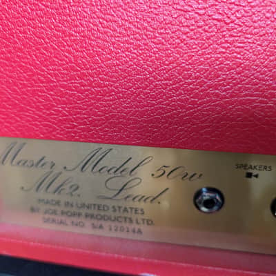 Joe POPP 50 watt hot rodded plexi Jose jcm 800 - Red Bild 7